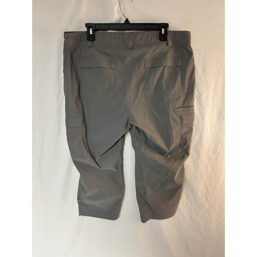 Duluth Trading Co Womens 16 Gray Dry on the Fly Cargo Crop Pants Hiking Outdoor - Picture 11 of 16